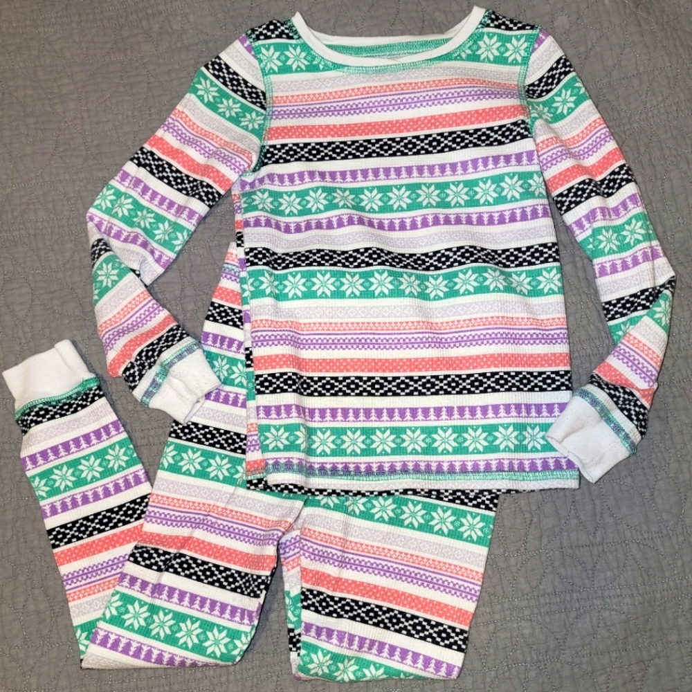 Girls 5T Cuddl Duds Pajamas